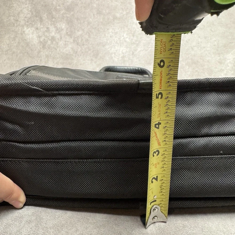 TUMI ALPHA II 2 Portfolio Briefcase carry-on Business bag Black **MONOGRAM